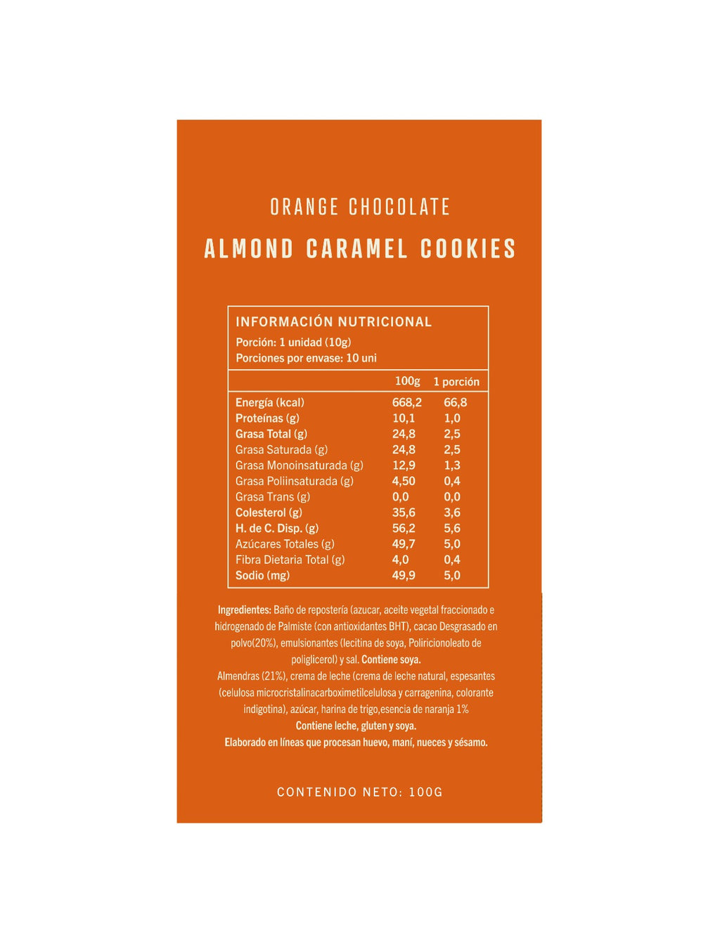 Pack Galletas Bekys Chocolate Almendras 100g mas Naranaja Despacho gratis  Lo Barnechea, Vitacura, Las condes, Providencia..,